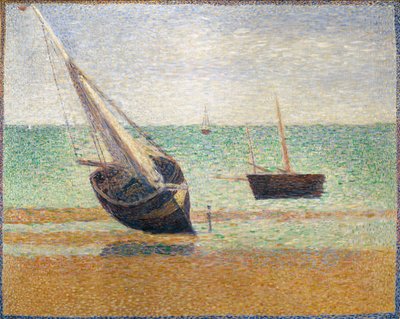 Low Tide at Grandcamp by Georges Seurat